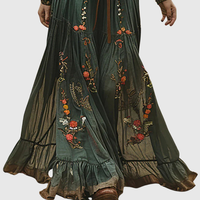 Alina Soleil | Romantisches Boho Maxikleid