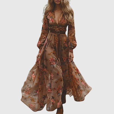 Alina Soleil | Romantisches Boho Maxikleid