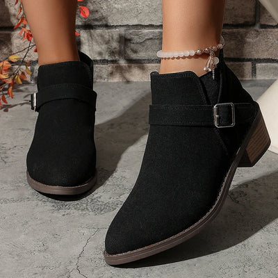 Bernadette® | Slip-on-Stiefeletten mit verstellbarer Schnalle für Damen