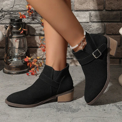 Bernadette® | Slip-on-Stiefeletten mit verstellbarer Schnalle für Damen