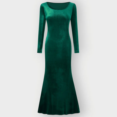 Darcy – Luxe Evening Silhouette Velvet Gown