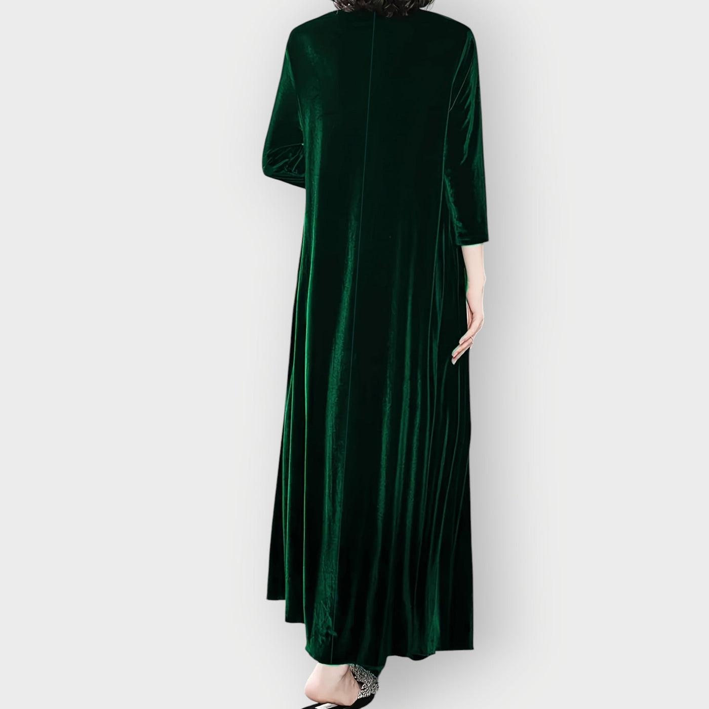 Nessa - Luxe Velvet Flow Maxi Dress