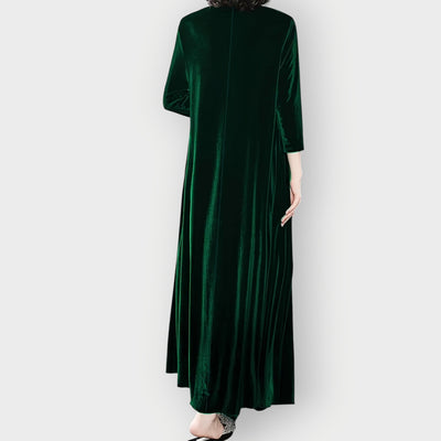 Nessa - Luxe Velvet Flow Maxi Dress