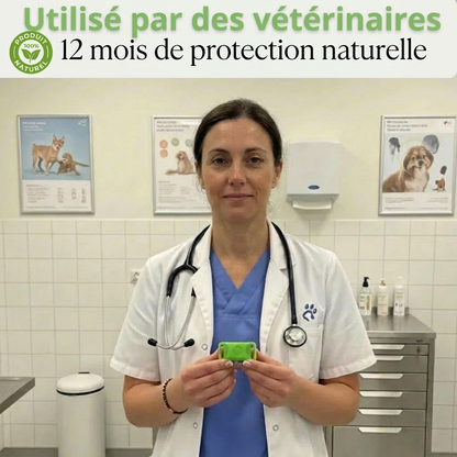 BauPaw™ Pendentif – 12 mois de protection naturelle pour chats